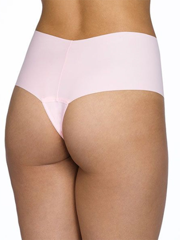 Breathe Hi-Rise Thong in Bliss Pink
