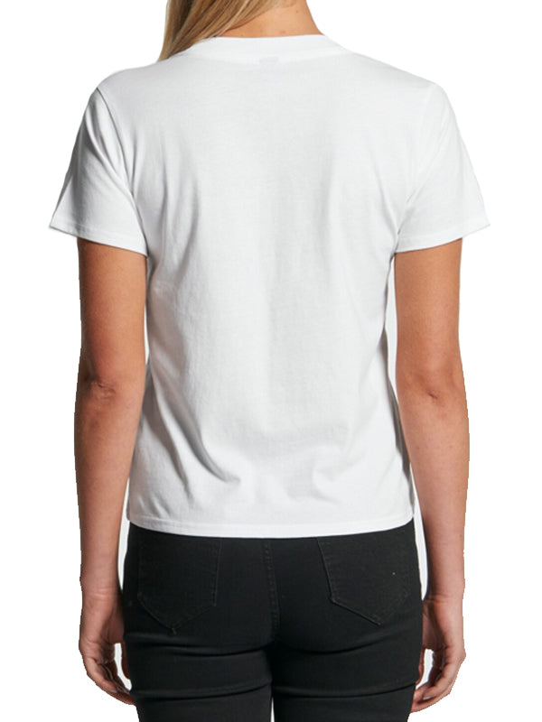 Cube Tee in White