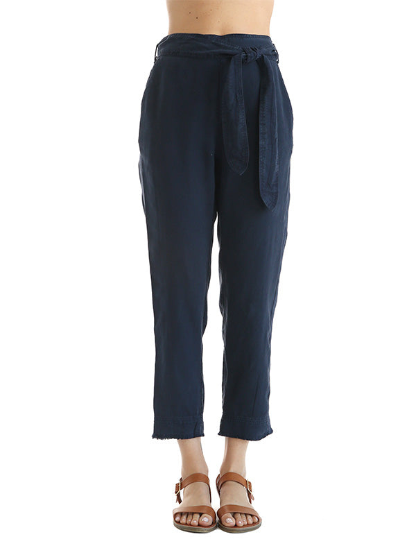 High Waisted Side Trimmed Pant